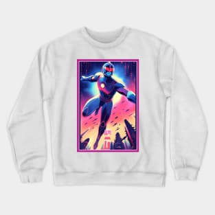 Retro Anime Comic Hero | Anime Origin | Vintage Anime Art Crewneck Sweatshirt